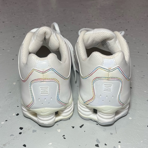 Nike Shox Navina Women’s Running Athletic Shoes Size 8 White / Rainbow RARE!! - Picture 8 of 12